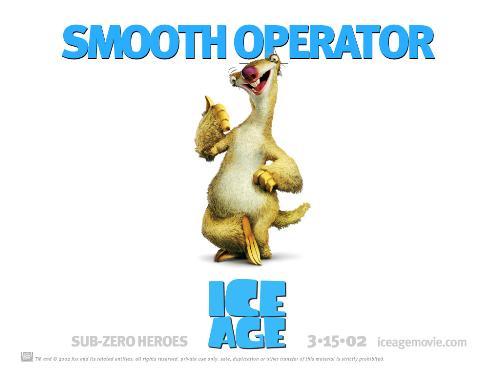 ice age - this is the pic of the first ice age movie...