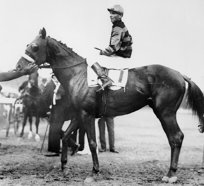 Sir Barton - Sir Barton was the 1st TB to win the Triple Crown which he did in 1919.