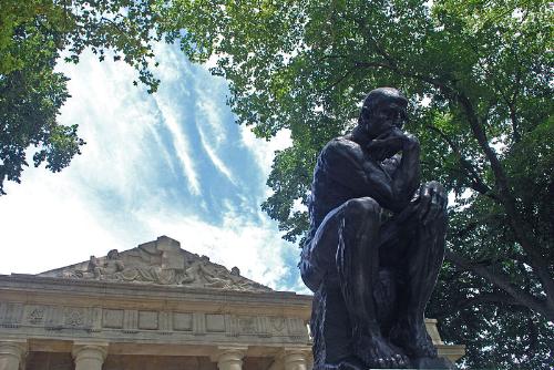 The Thinker - Another Thinker statue. This one is in Philadelphia.