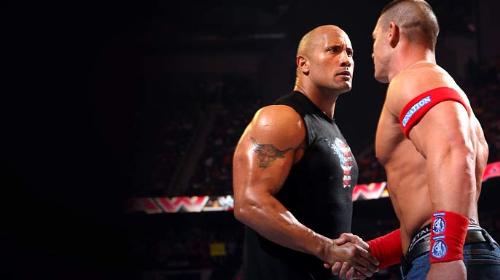 The Rock N John Cena - Rock will face John Cena At Wrestemania 28  The time always like this right in wwe ?  XD