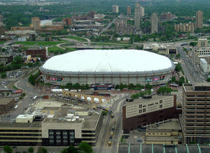 The Metro Dome - The home of the Minnesota Vikings since 1982. They realy need a new stadium but I don't see that happening anytime soon!