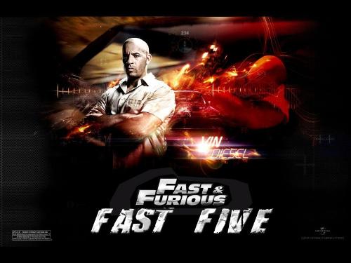 Fast and Furious 5 Promo Poster  - Fast and Furious 5 Promo Poster , Fast 5, Vin Diesel, Paul Walker, Vin Diesel, Rio Heist , Car Chasing