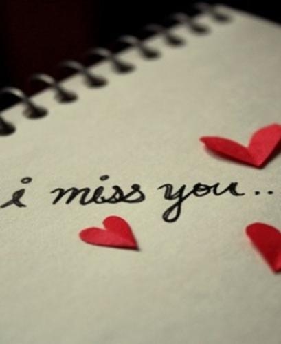 I miss you  - I miss family and freinds more and more every day I want to go home to them
