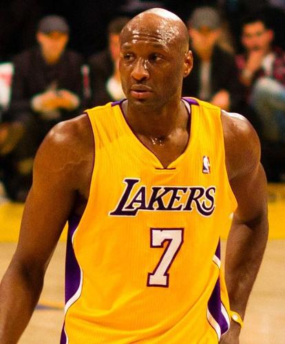 Lamar Odom - Lamar Odom of the LA Lakers. What a jacka** he was on sunday! Idiot!