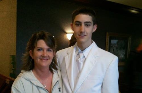 It is a Justin Bieber want a be! - Justin Bieber wore an all white tux at this years Grammy's! My friend Tarra's son Alec looks like Beiber in his white tux for prom!