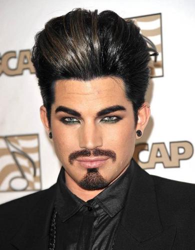 Adam Lambert - This guy is so weird! The way his has his hair and the eye make up he has on,makes him look scary! Yikes!