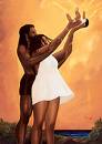 Painting i loved!! - Shows what intimacy and sharing means!!