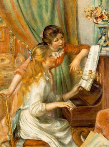 Jeunes filles au piano (Girls at the Piano), 1892 - Jeunes filles au piano (Girls at the Piano), 1892
