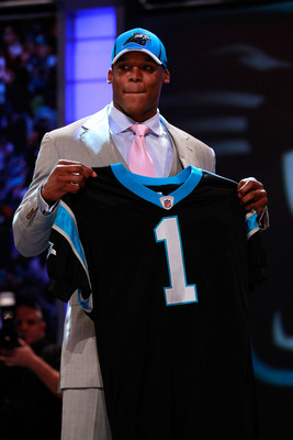 Cam Newton - The Caroline Panthers first round pick in the 2011 NFL Draft. They need him!