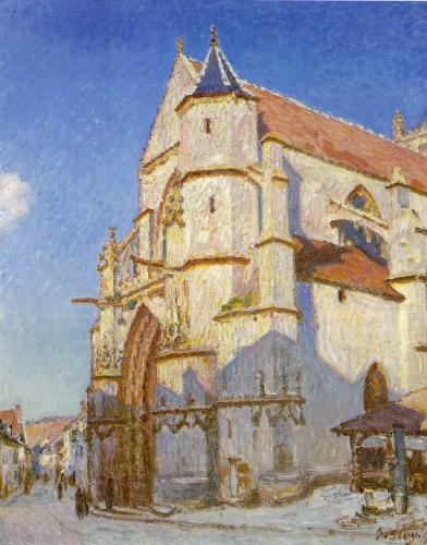 The Church at Moret, 1894 - The Church at Moret, 1894