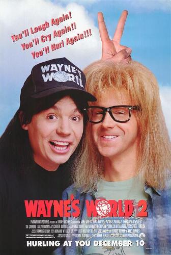 Wayne's World 2 - The movie poster for Wayne's World 2.