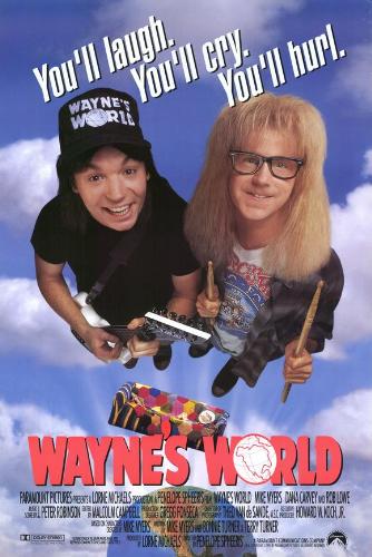 Wayne's Workd - The movie poster for Wayne's World.
