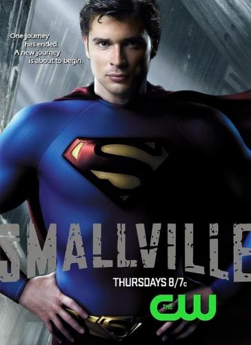 Smallville Poster - One journey has ended. Another begins. Poster has Clark dressed as Superman.