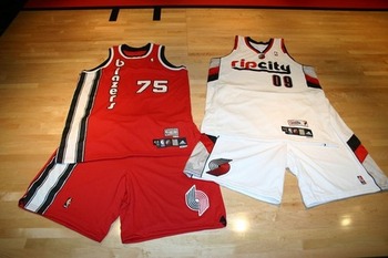 Portland Trailblazers - I thought the ones they have now are bad! These are even worse!