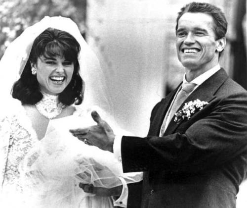 Wedding Day - On 4/25/1986 was the day Arnold Schwartzeneger married Maria Shriver.