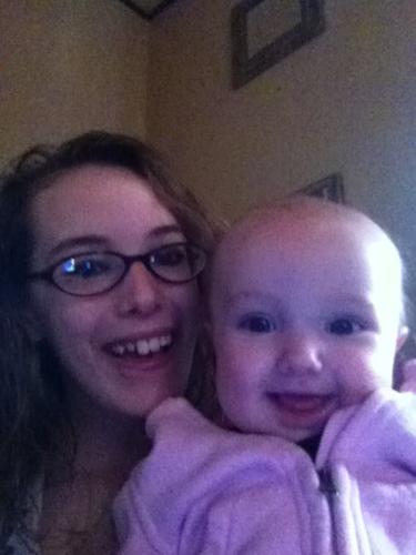 me and my daughter - this is just me and my beautiful baby girl just hanging out! i love her to death! shes amazing, shes my world, i dont know what i would do without her!