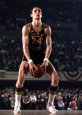 Rick Barry - Rick Barry threw his free throws underhanded! It was crazy!