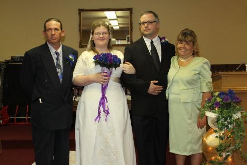 Family - My brother and I at my sister's wedding