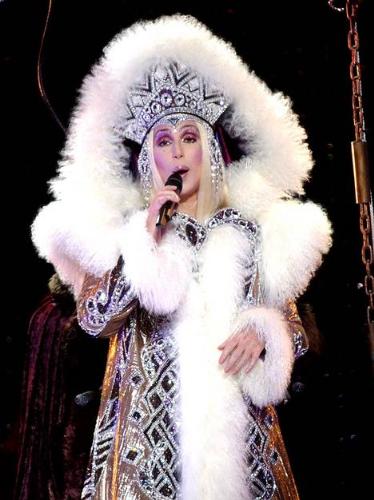 Cher - Before Lady Gaga and Madonna there was Cher! Only Cher can pull a look like this! She is an original!