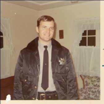 One of my Heroes -  This is my Uncle Danny. I never met him because he died before I was born. He was a police officer right outside the city of Oakland, California. One night he went to work and died in the line of duty. He left behind a wife and a three year old little girl.