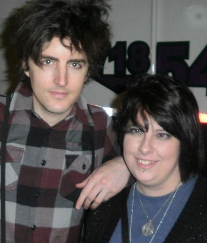 Me with Mat Devine in New York City - Went to New York City in April to see Mat Devine perform in Spider-Man: Turn Off the Dark, in the Geek Chorus's last nighttime show. Bumped into him on the street the night before and he asked for this picture. What a sweetheart!