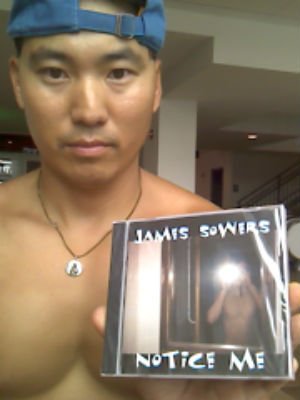 James sowers notice me - james sowers holding cd notice me
