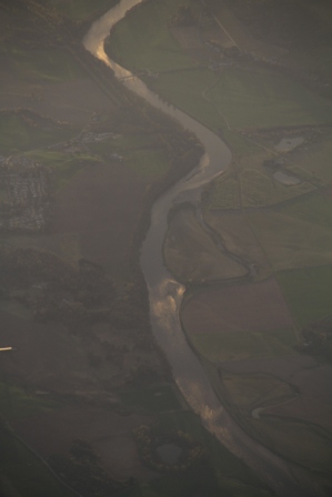 Scottish river - Scottish river seen from above