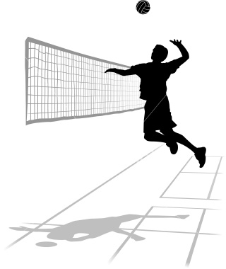 Volleyball - This is a photo of my favorite sport, volleyball.