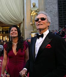 The Eastwoods - Clint Eastwood and his wife Dina.