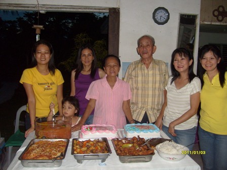 Our Picture - One of the pictures taken during my father's 78th and mother's 72nd joint birthday celebration.