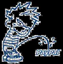 Paypal - Some pee on it