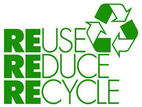 recycle - a symbol with three arrows that represent reuse, reduce, and recycle
