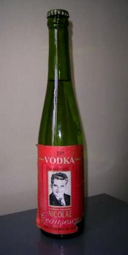 Romanian Vodka - It is named after the famous Romanian tyrant Nicolae Ceausescu