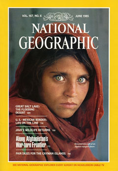 Haunted eyes by Steve McCurry - This is a national geographic cover photograph by Steve McCurry