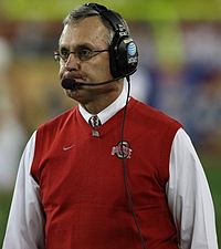 Jim Tressel - The disgraceed Ohio State Buckeye coach who resisgned on monday do to NCAA Violation.