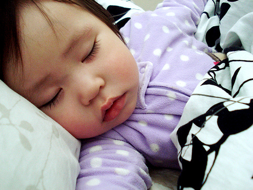 Sleeping - My baby sister sleeping