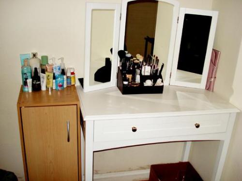 Vanity - A picture of my vanity table.. it completes my room!
