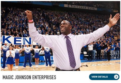 magic Johnson - Earvin 'Magic' Johnson. He is a great business man who started from the ground up!