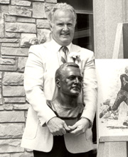 Hall of Famer - Paul Hornung when he was inducted into the Pro Football Hall of Fame.