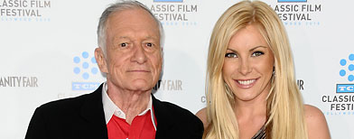 Hef and Crystal HArris - The wedding is off! Miss HArris decided to cancel the wedding! She was probaly just marring the old fart for his money which she would not be getting any of it anyway!