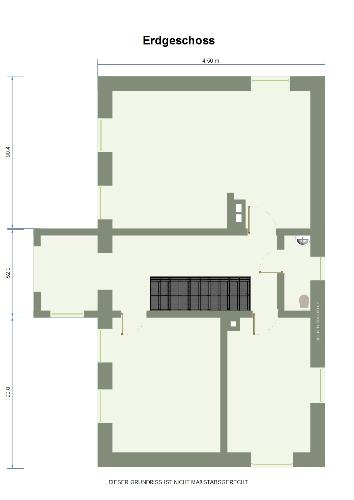 Floor plan in green design - This is 2D floor plan made in design sun.