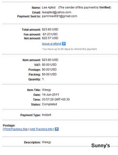My first payment proof of $23.80 from WEEGY. - My first payment proof of $23.80 from WEEGY. If anyone want's to join please visit my profile.