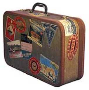a suitcase for visiting australia - an image of a suitcase for visiting Australia for this category