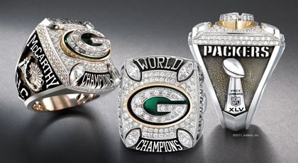 Super Bowl Rings - The Packers Super Bowl XLX rings! Totally awesome!