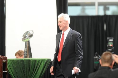 Ted Thompson - The Green Bay Packer GM thursday night when they recieved their Supper Bowl rings!
