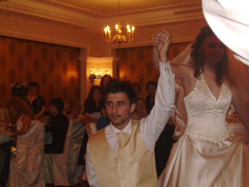 Husband and wife dancing - these are my 2 friends that got wedded last sunday and are now in their honeymoon.