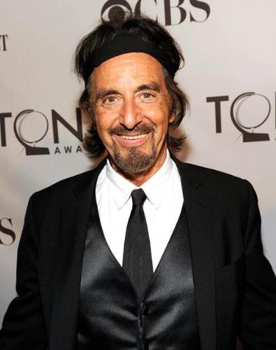Seriously? - Al Pacino wore head band to the tony's! not a good look at all!