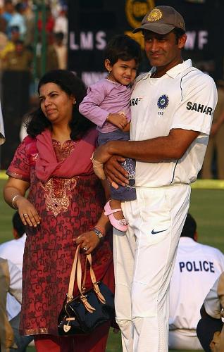 Anil Kumble - Anil Kumble and his family.