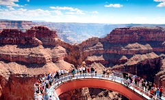 Sky walk - The sky walk over the Grand Canyon. I want to see the Grand canyon but the sky wlak would freak me out!