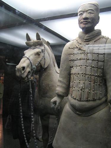 Solider and horse - One of Terracotta soliders with a horse.